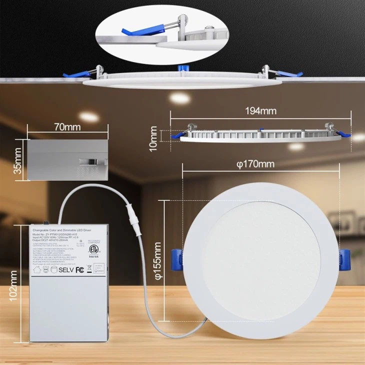 Slim Small Recessed Round Led Panel Light suppliers