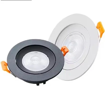 Black White Recessed Anti-glare LED Spotlight