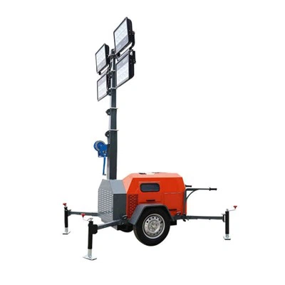 Mobile Outdoor LED Tower Light 7M 100W*4