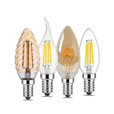 Vintage Dimmable Led Candle Filament Bulb Light