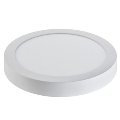 White Apartment Round Panel Light