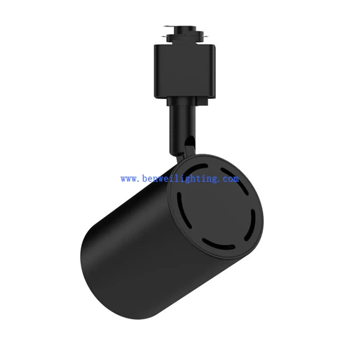 black kitchen track lighting