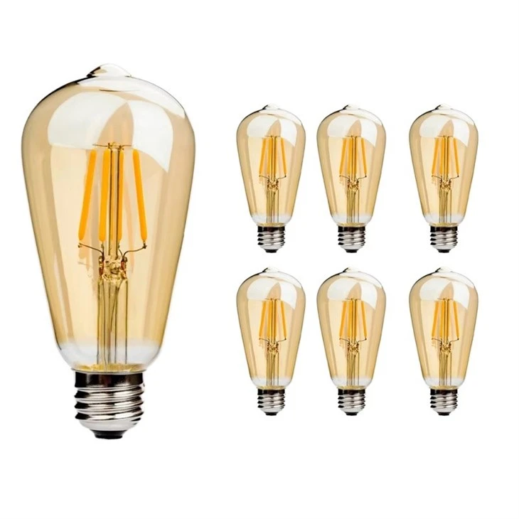 ST58 ST64 E27 Edison Glass Bulb Filament Light factory