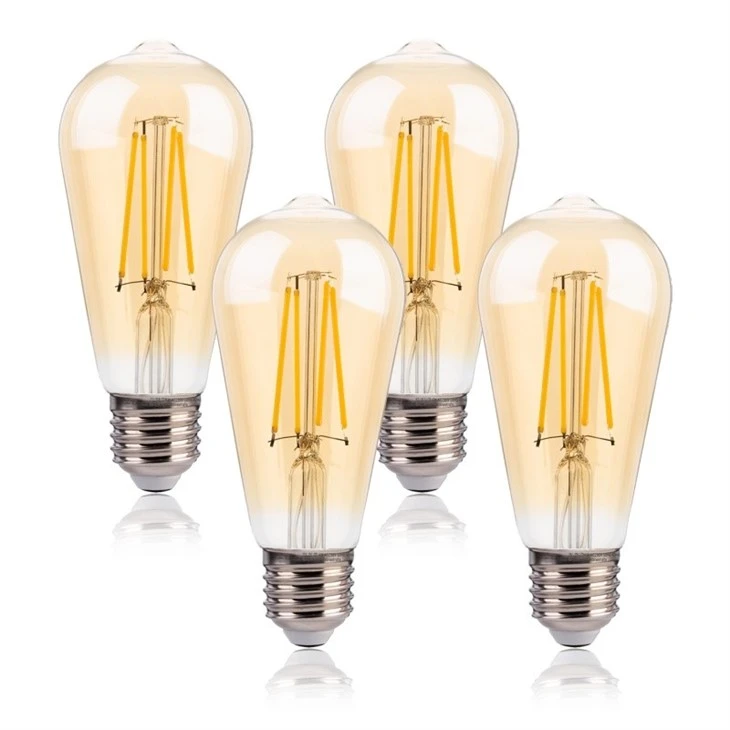 ST58 ST64 E27 Edison Glass Bulb Filament Light price
