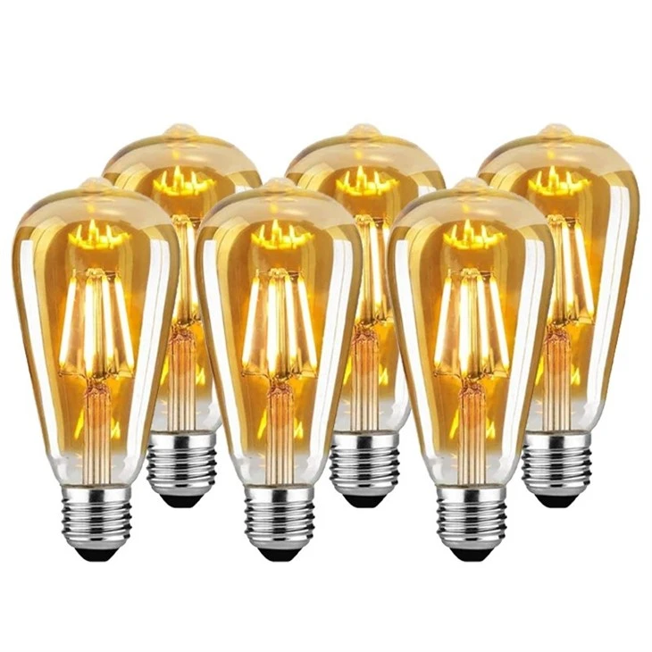 ST58 ST64 E27 Edison Glass Bulb Filament Light high quality
