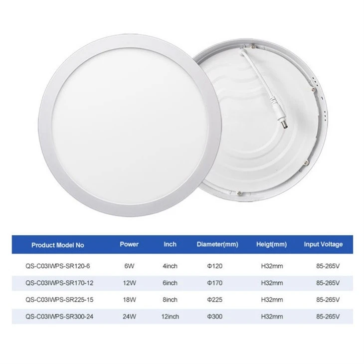 Surface Recessed Aluminum LED Panel Light factory
