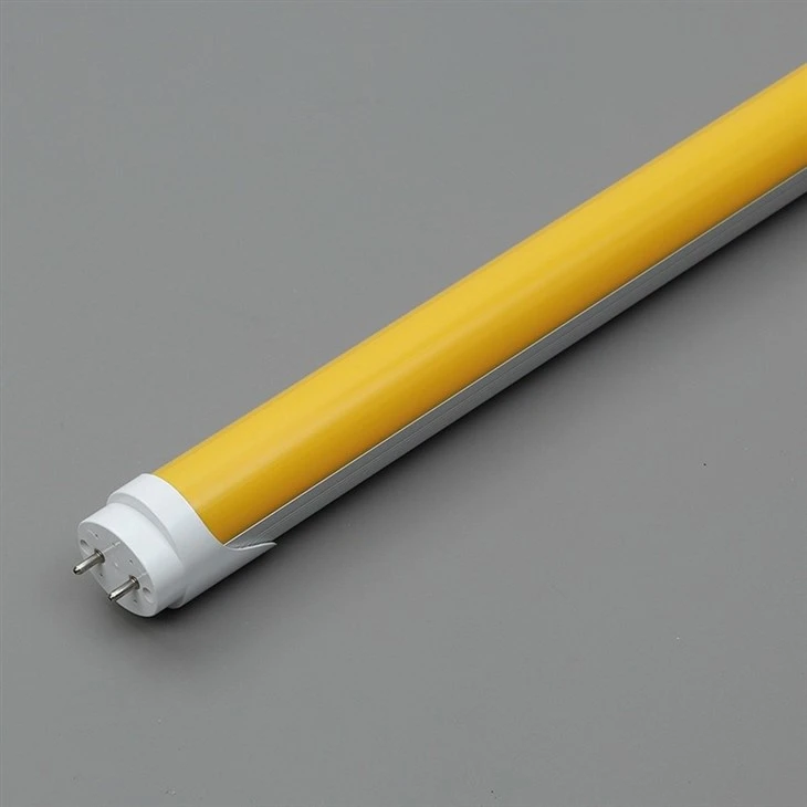 T8 Anti UV Ultraviolet Yellow Cover LED Tube Light high quality