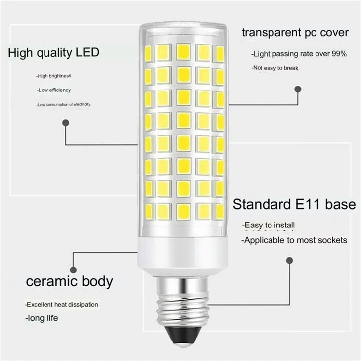 Warm White 12V 220V Led Ceramic Corn Bulb Light best