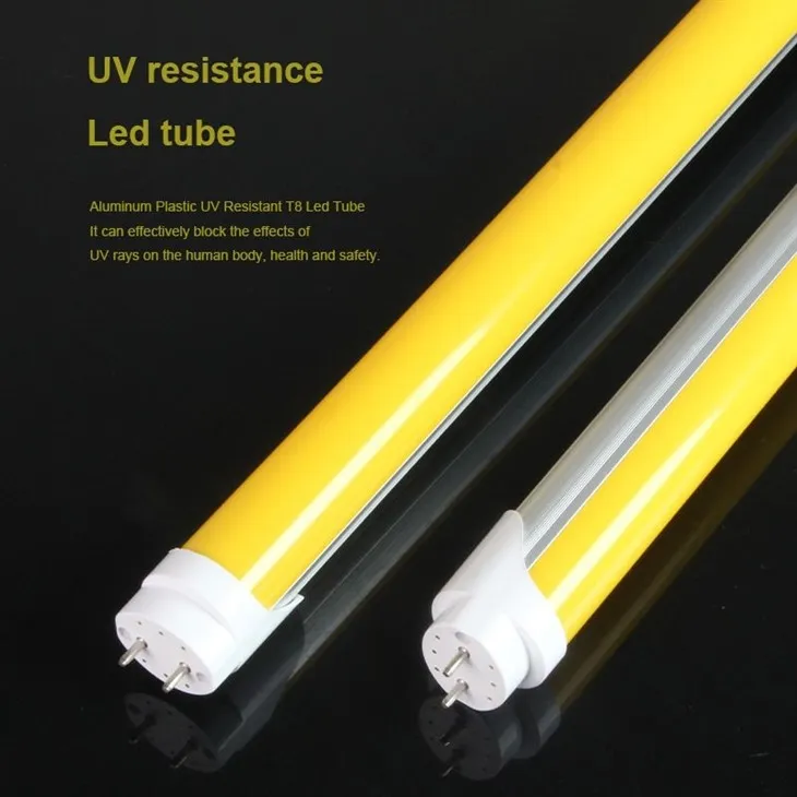 Yellow Color UV Free T5 T8 Led Tube Light price